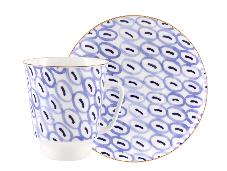 Чашка с блюдцем кофейная 165 мл.,  форма Майская, рисунок Easy, арт. 81.27798.00.1