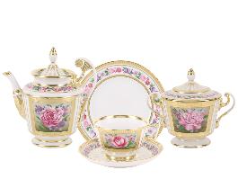 Сервиз чайный форма Александрия рисунок Воспоминание, 6 персон 20 предметов арт. 81.25269.00.1