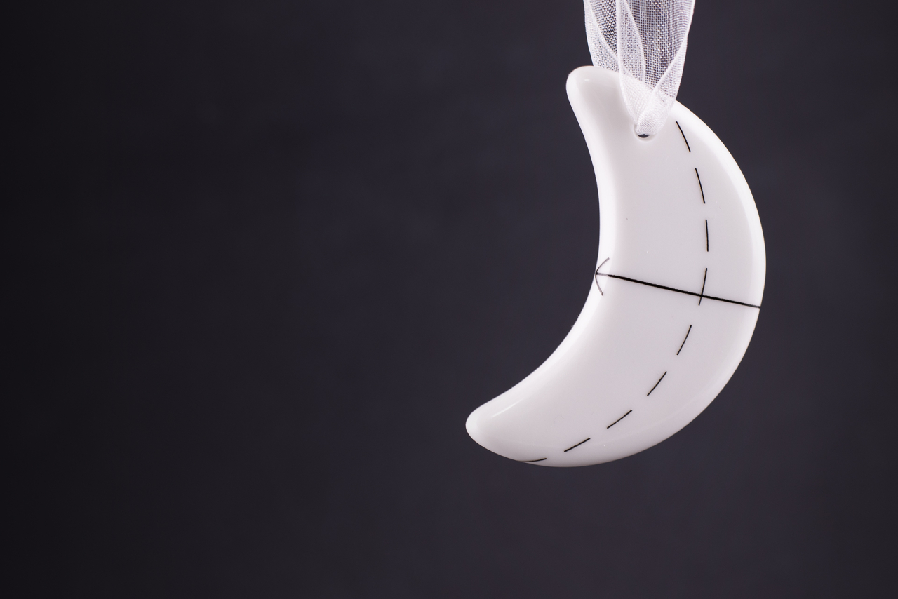 Елочная игрушка Месяц, Тайм, арт 60.16084.00.1, 