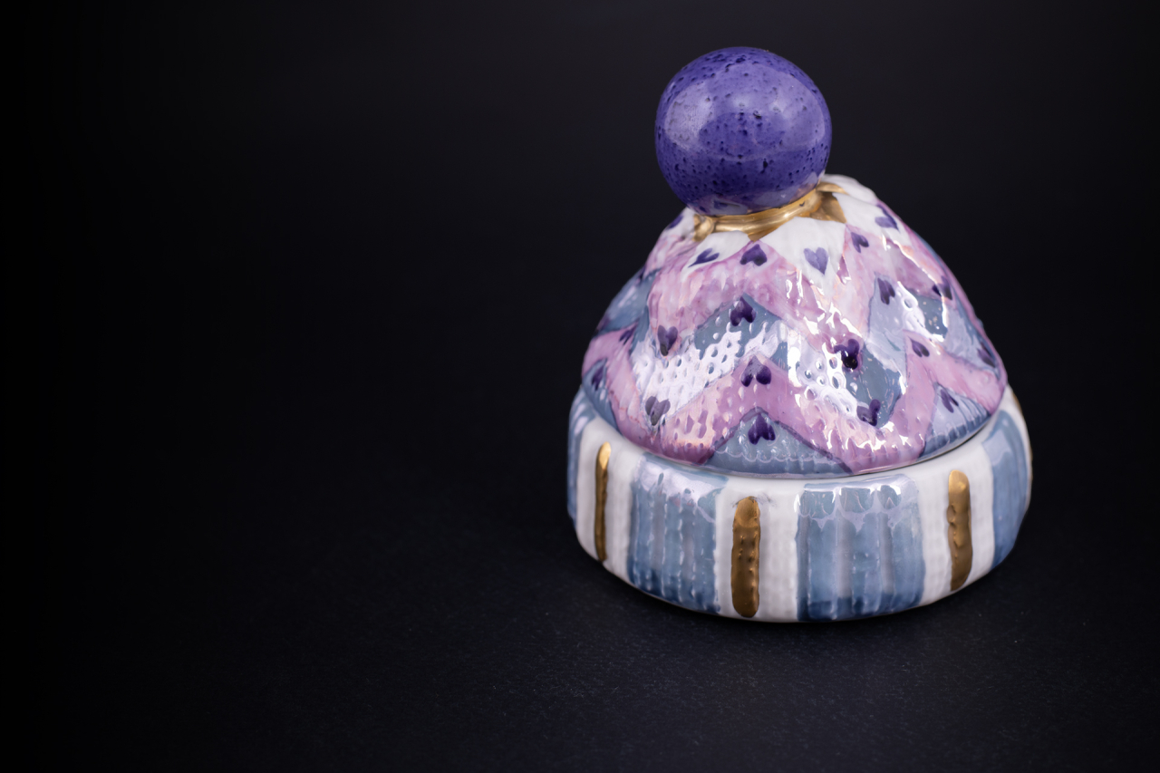 Шкатулка Детская шапочка, рисунок Зигзаг, арт 60.16408.00.1, 