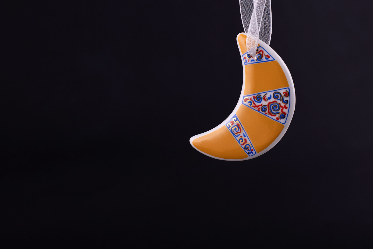 Елочная игрушка Месяц, арт 60.00007.00.1, 