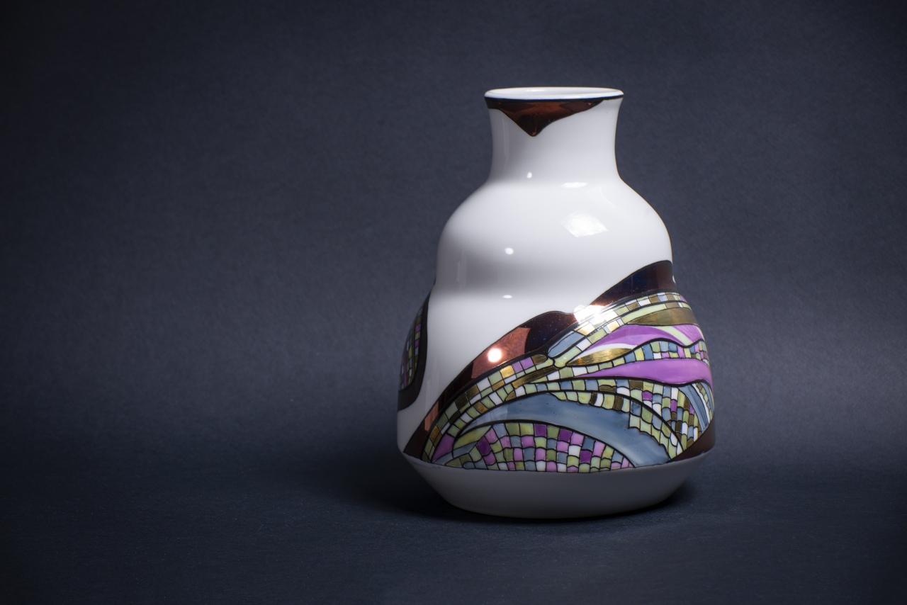 Ваза Крылья стрекозы на форме Зимняя средняя  арт 60.14880.00.1, 