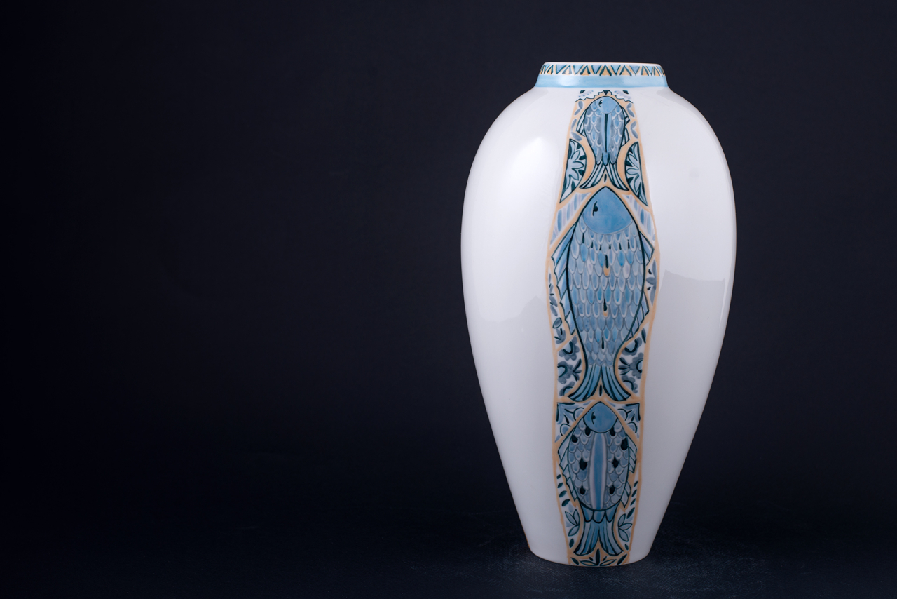 Ваза "В реке" на форме Лилия, арт 60.09197.00.1, 