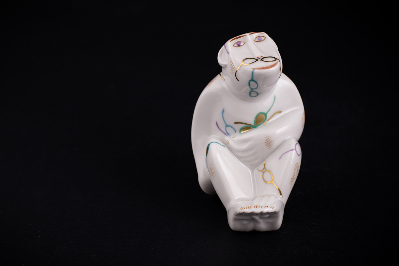 Скульптура Monkey, Мартышка и очки арт 62.09274.00.1, 