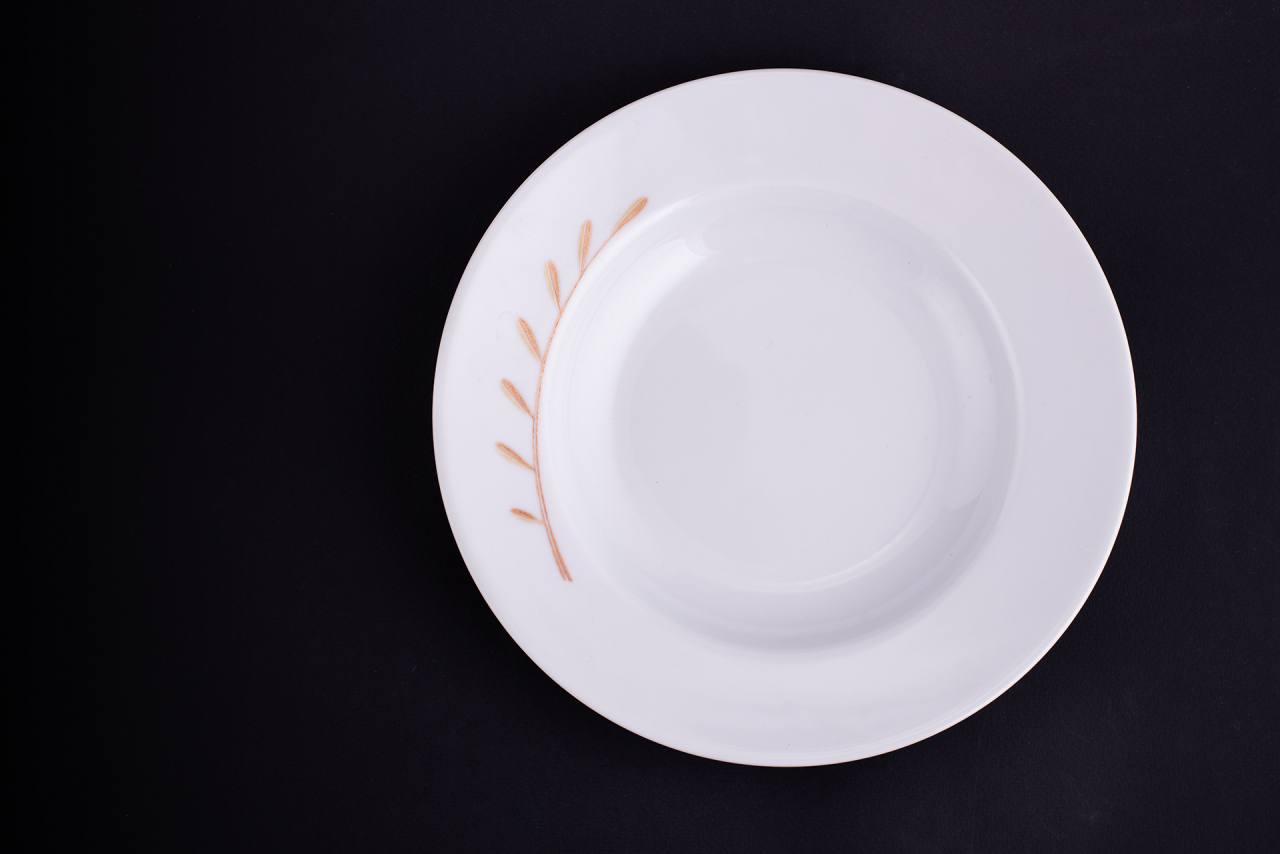 Тарелка глубокая 225 мм Сентябрь на форме Европейская, арт 70.02000.00.1, 