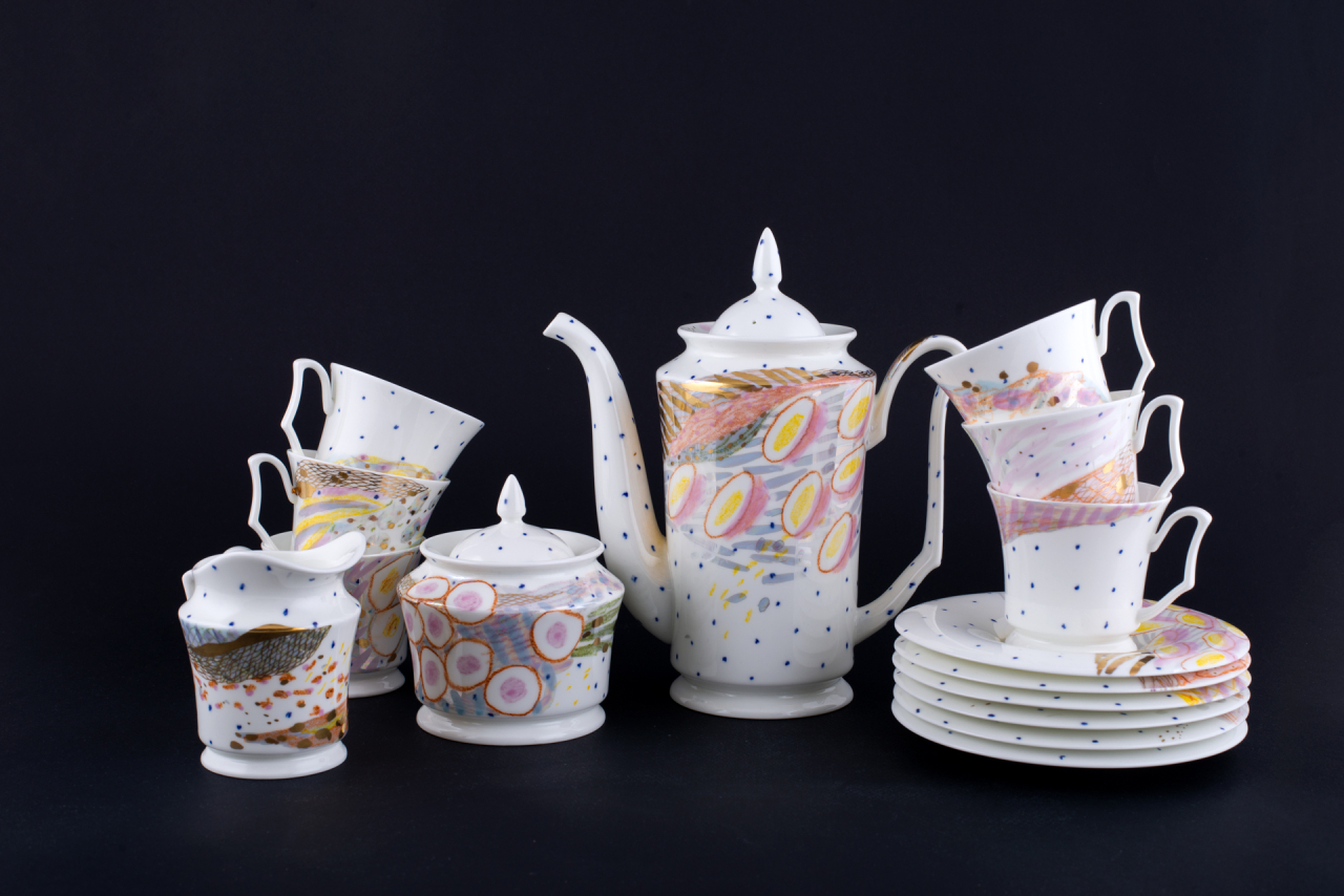 Сервиз кофейный Шифон на форме Юлия, арт 61.20957.00.1, 