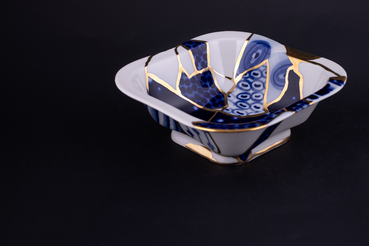 Салатник 700 мл рисунок Байкал, на форме Молодежная арт 60.14037.00.1, 