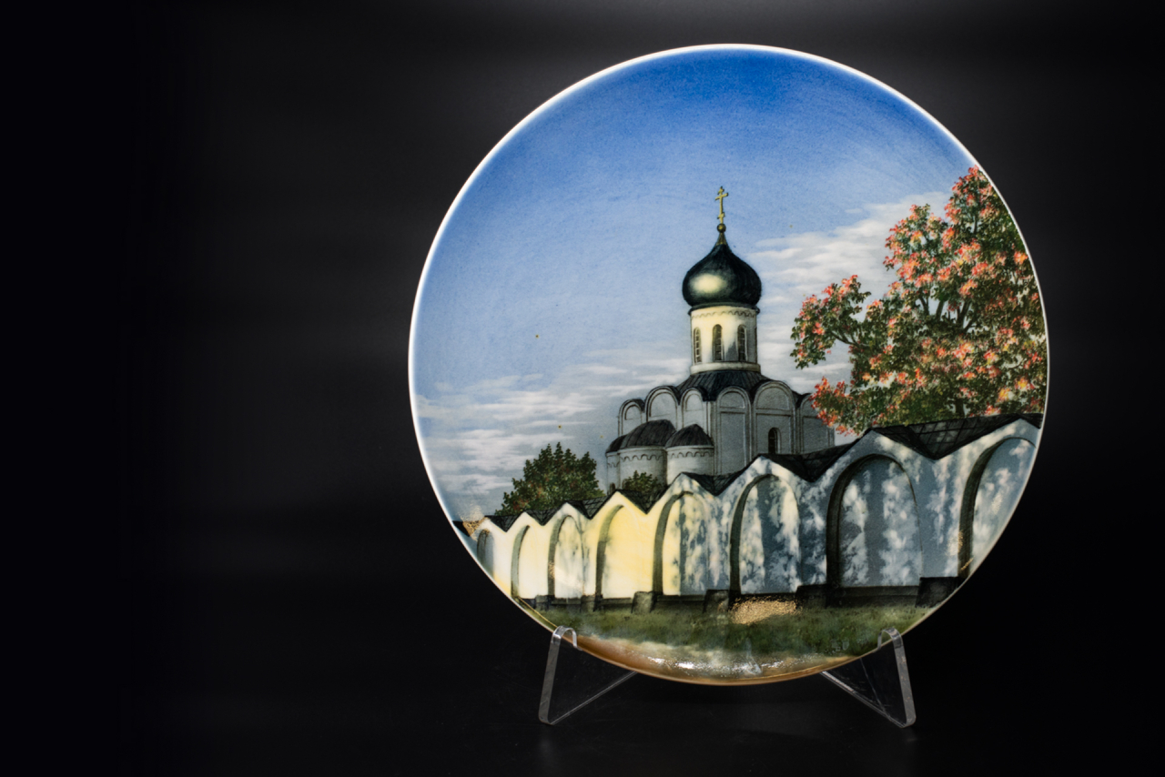 Декоративное блюдо Мужской монастырь, на форме Круглая, арт 60.03866.00.2, 