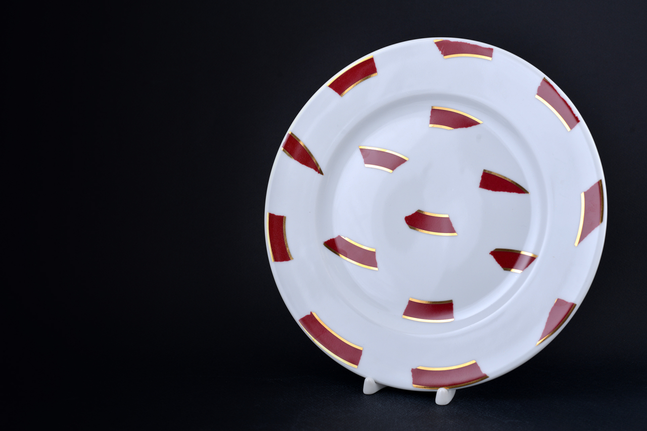 Тарелка 215 мм, Пурпур, на форме Европейская 2, арт 60.15810.00.1, 