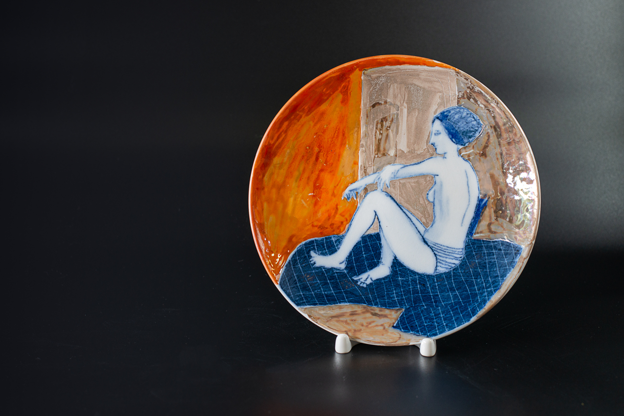 Декоративная тарелка Модель 5, на форме Эллипс, арт 60.10529.00.1, 