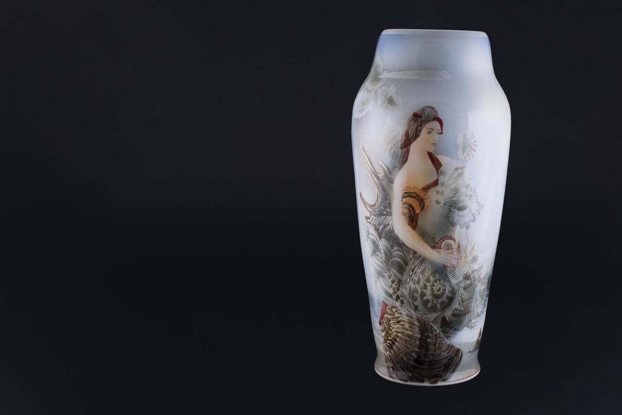 Ваза У самого синего моря на форме Музейная, арт. 60.08880.00.1, 