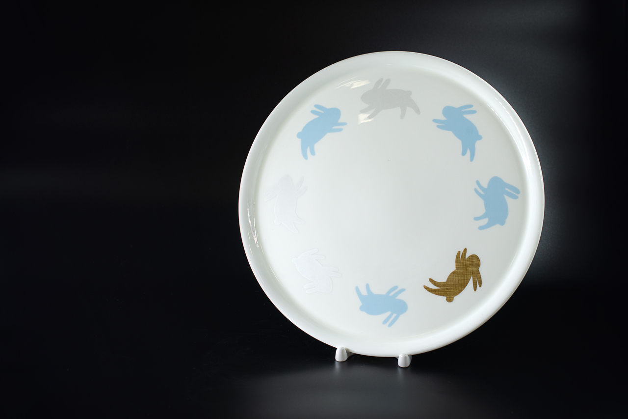 Поднос Снежное утро, на форме Яблочко, арт 60.15251.00.1, 