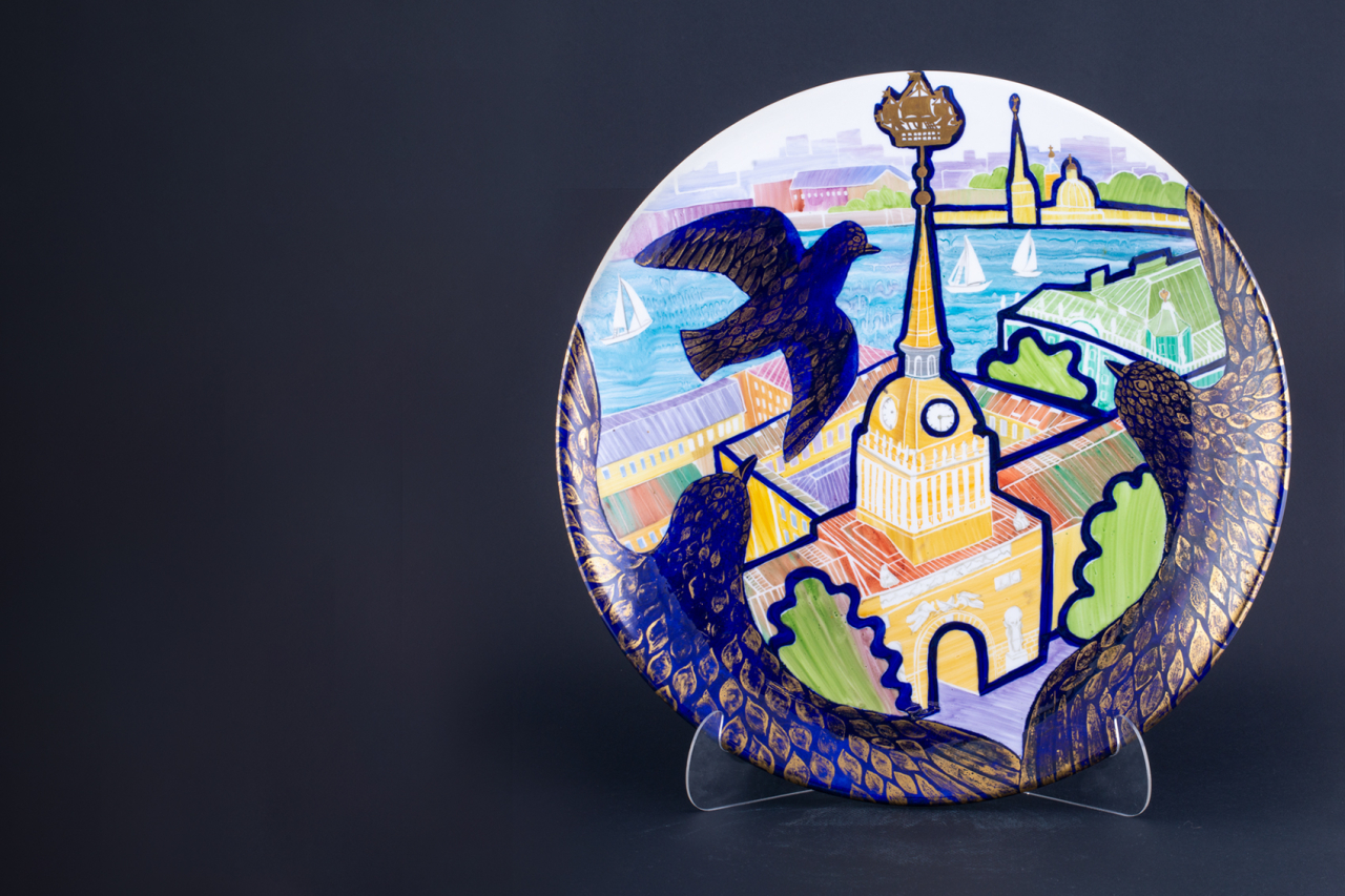 Блюдо декоративное Парадиз Петра на форме Круглая, арт 60.14981.00.1, 