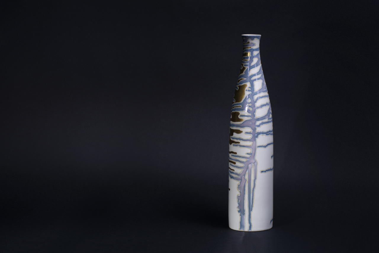 Ваза Таяние на форме Бутыль арт 60.14105.00.1, 