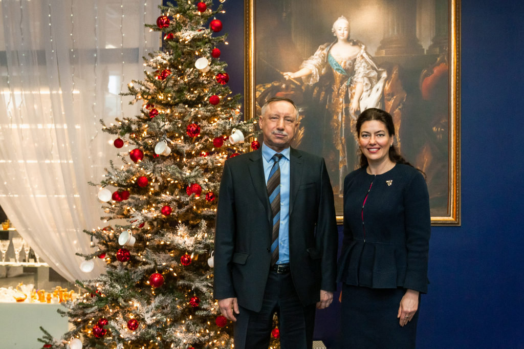 Александр Беглов в гостях у ИФЗ