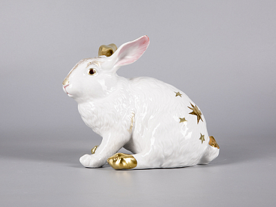 Скульптура Кролик домашний Мечтатель арт. 82.42778.00.1