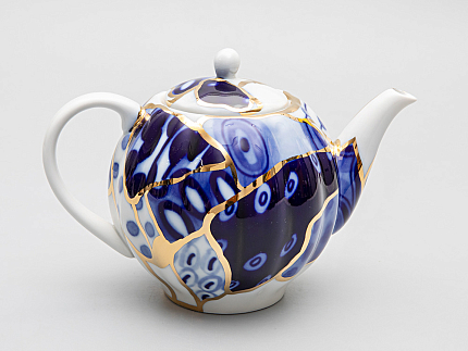 Чайник заварной форма Тюльпан рисунок Байкал, арт. 80.37280.00.1