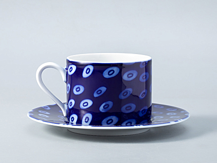 Чашка с блюдцем форма Соло рисунок Реки России. Амур арт. 81.28754.00.1