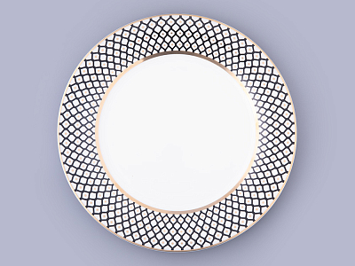 Тарелка плоская 270 мм, форма Стандартная, рисунок Неро 1, арт 80.48221.00.1