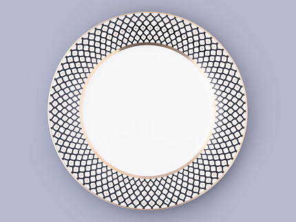 Тарелка плоская 270 мм, форма Стандартная, рисунок Неро 1, арт 80.48221.00.1