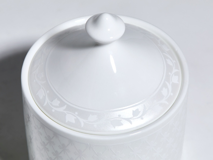 Сахарница 430 мл, форма Идиллия, рисунок Жемчужная сетка, арт. 80.02896.00.1, 