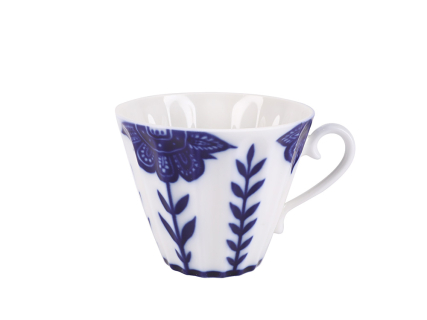 Чашка с блюдцем чайная форма Лучистая рисунок Флер, арт. 81.28663.00.1, 