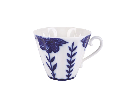 Чашка с блюдцем чайная форма Лучистая рисунок Флер, арт. 81.28663.00.1