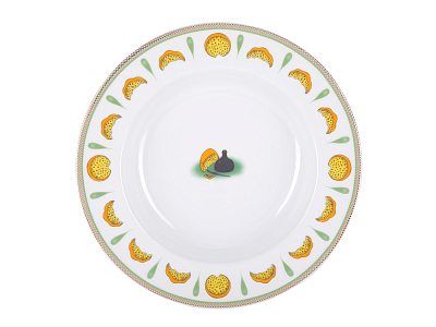 Сервиз столовый форма Европейская - 2 рисунок Крысята-воришки 2, 6 персон 24 предмета арт. 81.28245.00.1