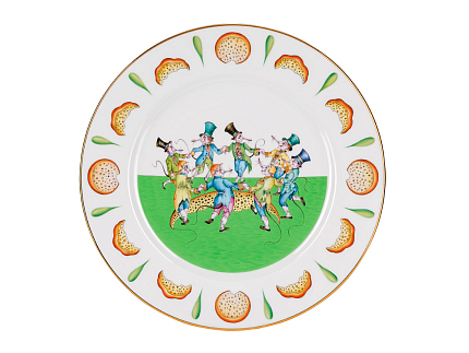 Сервиз столовый форма Европейская -2 рисунок Крысята-воришки, 2 персоны 9 предметов арт. 81.28018.00.1