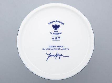 Свеча ароматическая в подарочной упаковке, рисунок Тотем. Волк аромат Тиковое дерево арт. 81.31596.00.1, 