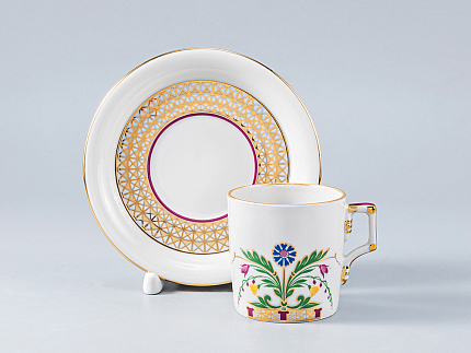 Сервиз кофейный форма Гербовая рисунок Замоскворечье, 6 персон 20 предметов, арт. 81.25696.00.1