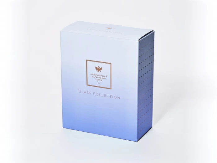 Набор из 2-х бокалов для вина 430 мл в подарочной упаковке, рисунок Азур золотой, арт 14.11447.07, 