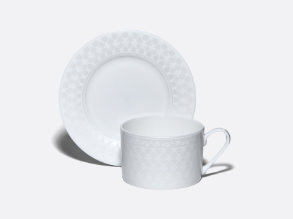 Чашка с блюдцем 300 мл, форма Идиллия, рисунок Жемчужная сетка, арт. 81.34971.00.1, 