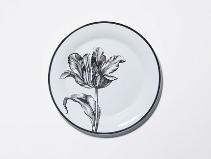 Тарелка плоская 200 мм, в подарочной упаковке, форма Юлиана, рисунок Волшебный сад V, арт. 81.34184.00.1