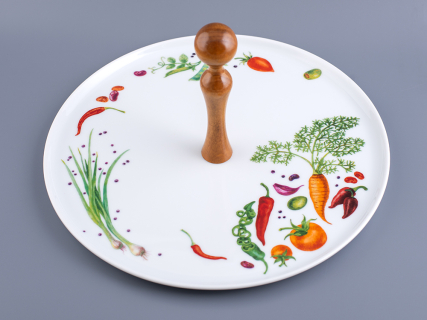 Блюдо для сыра 305 мм форма Richelieu рисунок Мамина дача, арт. 80.02158.00.1, 