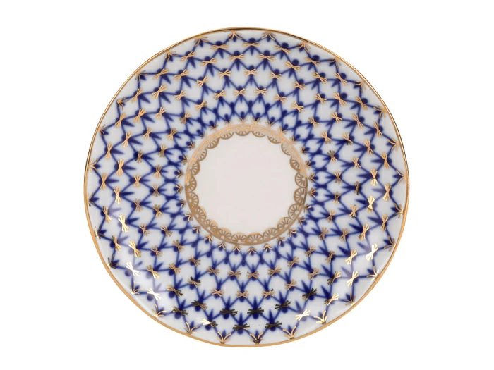 Сервиз чайный форма Тюльпан рисунок Кобальтовая сетка, 6 персон 20 предметов, арт. 81.11141.03.1, 