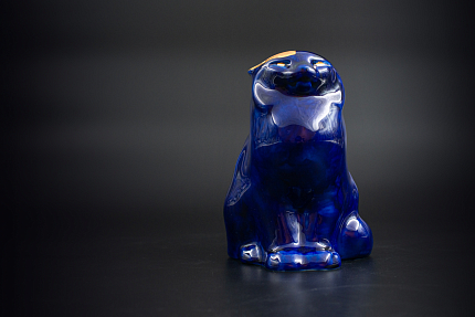Скульптура Кобальтовый Кот, арт 62.15147.00.1