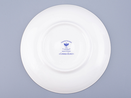 Бокал с блюдцем форма Ленинградский рисунок Сетка-Блюз 2 арт. 81.24769.00.1