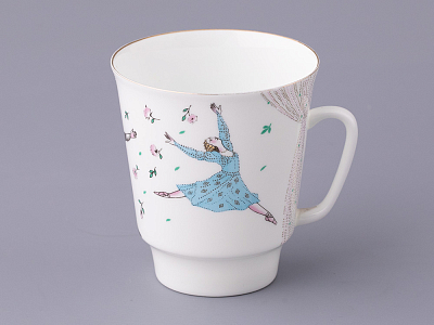 Трехпредметный комплект 165 мл форма Майская рисунок Балет Ромео и Джульетта, арт. 81.21564.00.1