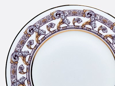 Чашка с блюдцем 300 мл в подарочной упаковке форма Идиллия рисунок Барокко, арт. 81.34917.00.1