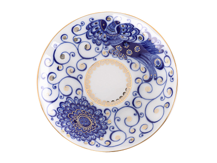 Чашка с блюдцем чайная Тюльпан Птица-царица арт. 81.10122.00.1