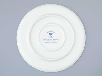 Бокал с блюдцем в подарочной упаковке, форма Гранд, рисунок Полководцы России Александр Суворов, арт. 81.32549.00.1, 