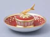 Икорница форма Каспийская, рисунок Гурьевский сервиз, арт. 80.43396.00.1, 