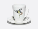 Чашка с блюдцем форма Майская рисунок Фитюлька. Автор идеи Георгий Данелия арт. 81.34354.00.1, 