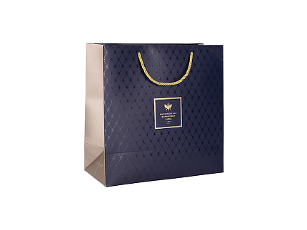 Подарочный пакет малый 300х140х300 мм Синий арт. 14.20024.01