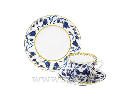 Трехпредметный комплект чайный Лучистая Колокольчики 235 мл арт. 81.10521.00.1