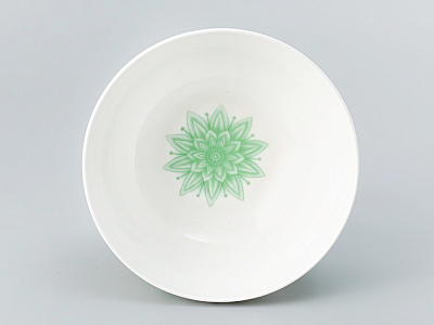 Салатник 195х90 мм форма Восточная рисунок Aloha Lagoon, арт. 80.40060.00.1