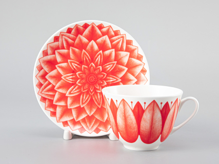 Чашка с блюдцем форма Весенняя-2 рисунок Aloha Volcano, арт. 81.30488.00.1, 