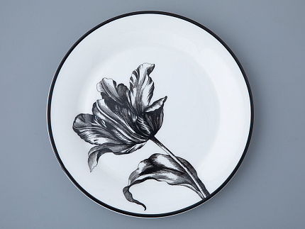 Тарелка плоская 220 мм форма Юлиана рисунок Сысоев. Волшебный сад V арт. 80.44104.00.1