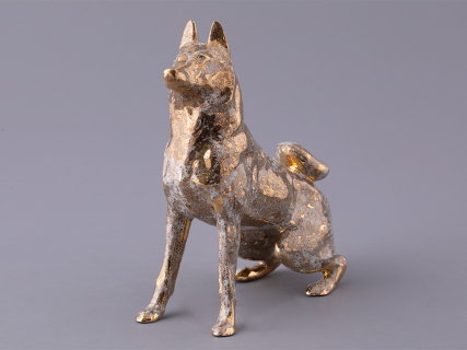 Скульптура форма Лайка, рисунок Золото, арт 82.97488.00.1, 